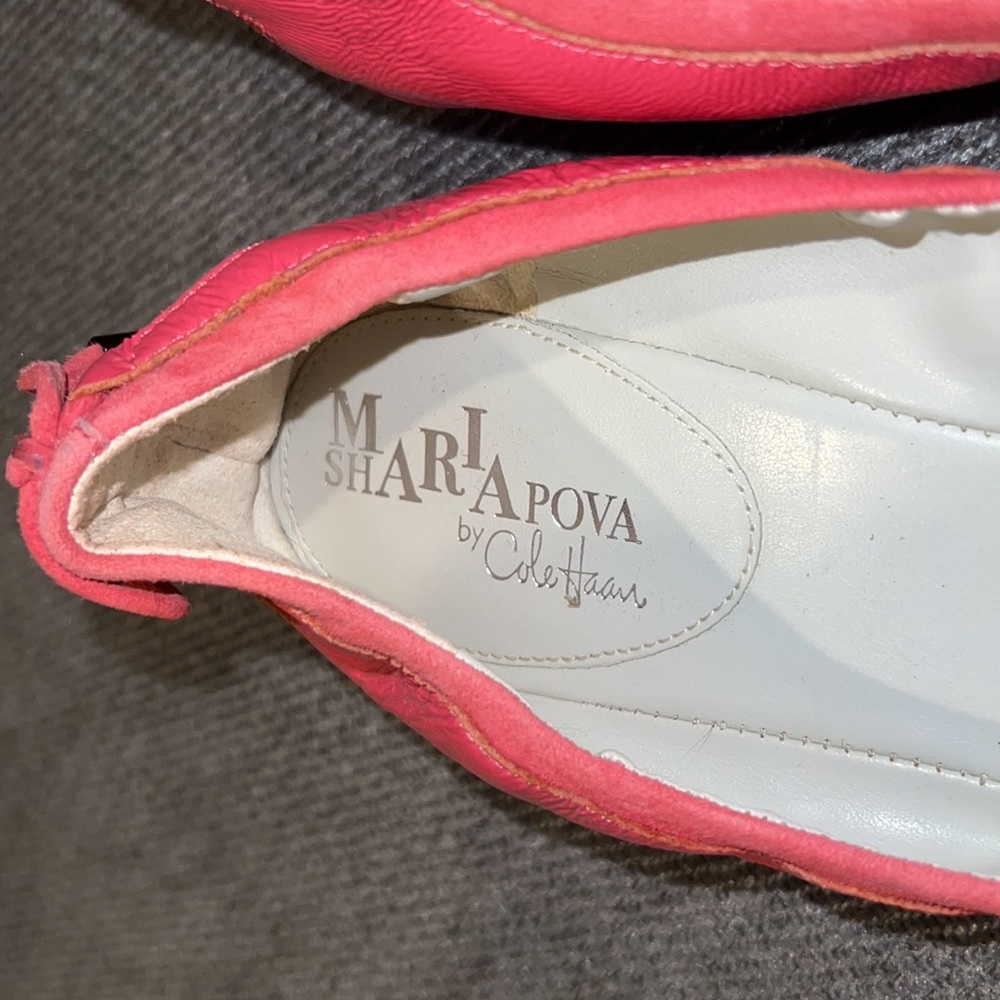 Pink Ballet Flats Maria Sharapova by Cole Haan Size 8 - Picture 7 of 8